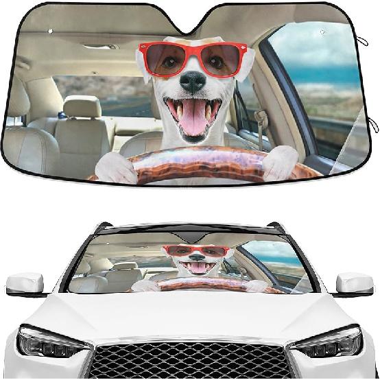 Bow Cherry Pink Windshield Sun Shade Blocks UV Rays Sun Visor Protector Sunshade Accordion Folding Sun Reflector Auto For Car Truck SUV To Keep Your