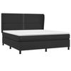 VidaXL Divan Bed with Mattress Black 180x200 Cm Faux Leather - Model 3128985