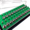 Watch Repair Tool Watch Press Set Watch Back Case Closer Watchmaker Jewelling Tool Aluminum Alloy Green With 48Pcs Dies
