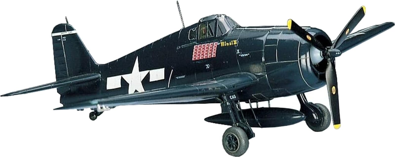 Пластиковая модель самолета Hellcat ВМС США Hasegawa B11 1/72 F6F-3/5