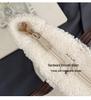 Plush Cartoon Embroidered Shoulder Tote - Women's Large Capacity Autumn/Winter Handbag