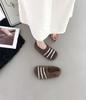 Thick-bottomed fluffy slippers for women to wear autumn and winter new slippers Korean version Korean version