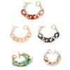 Fashionable Resin Bangle Candy Color Handchain Adjustable Length Wristchain Party Jewelry for Sophisticated Ladies