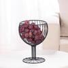 Hollow Goblet Shape Fruit Basket Space Saving Fruit Display Stand Snack Storage Tray  Dessert