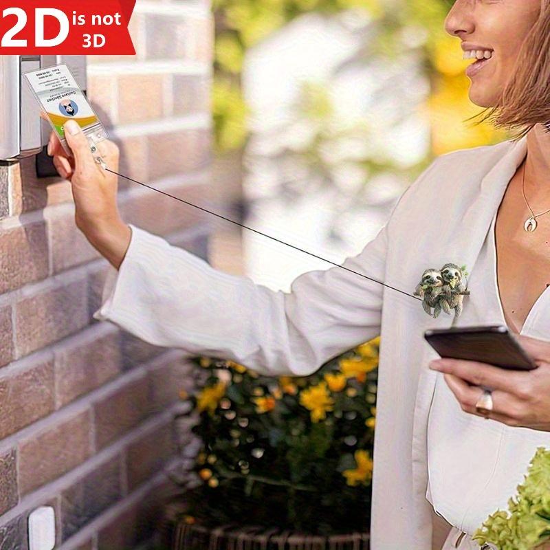 Fashionable sloth badge scroll for nurses, teachers, and medical workers.