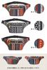 GPT Waist Body Hip Bag for Men and Large Stylish Travel Asian Ethnic Gueri Type 1 [Suitcase Company] Pouch, Bag, Women, Capacity, Bag, Pattern,