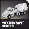 DIECAST MASTERS Kenworth T880 SBFA with McNeilus BridgeMaster Mixer White Cab 71081 -