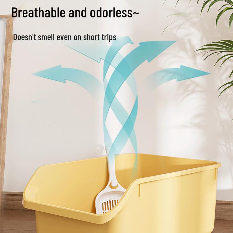 Anti-Splash Semi-Enclosed Extra Large Cat Litter Box