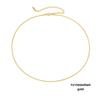 eManco Titanium Steel Round Chain Necklace - Simple European/American Style for Women and Couples, Long Snake Bone Chain, Clavicle Design.
