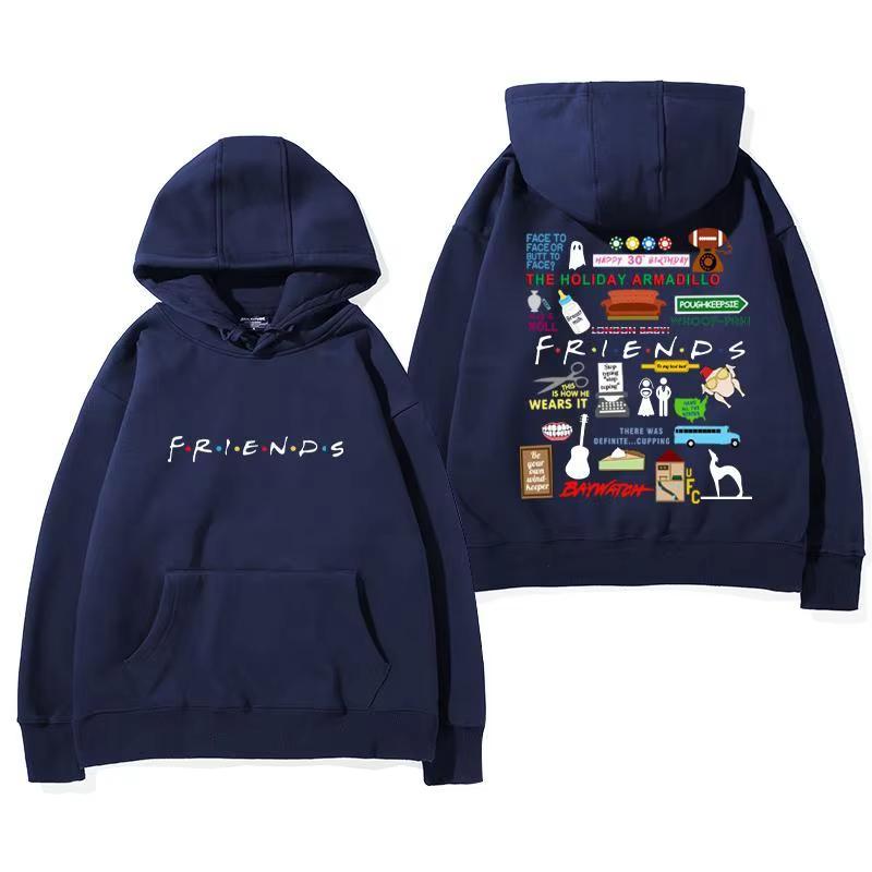 Sexmachine American Drama Hooded Print Men's Women Loose Casual Sweatshirts Pullover Autumn Winter Fleece Pullover Oversized Top