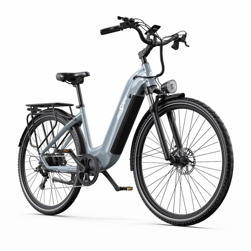 City Electric Bike ONESPORT 27.5" 250W Motor 36V 22.5AH Max Range 140Km Load 120Kg OT05 Pro