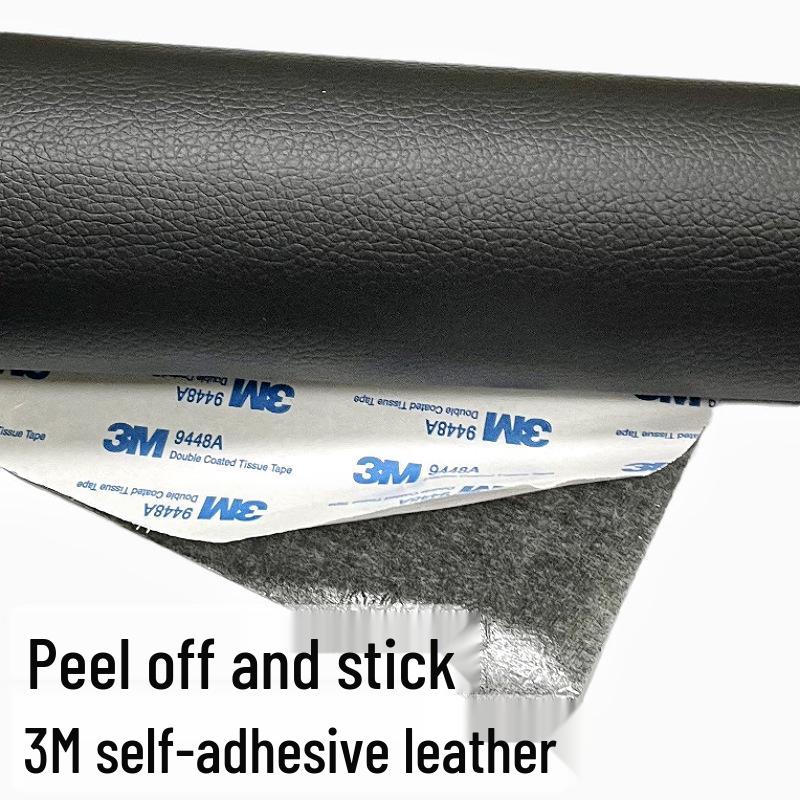 3M Selbstklebendes Reparaturpflaster aus Leder mit Litschi-Muster für Sofa & Auto-Innenraum