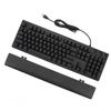 RGB Gaming Keyboard with Palmrest Universal LED Backlit 104 Keys Blue Switch USB Wired Computer Mechanical Keyboard for