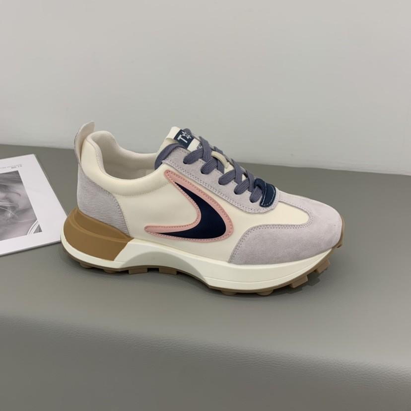 

Туфли Forrest Gump с маленькой талией, женские весенние новые повседневные спортивные туфли на толстой подошве для папы 40 синий