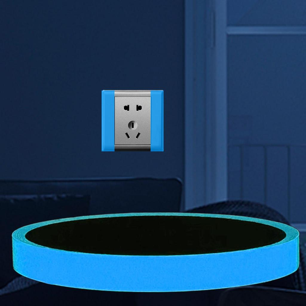 3Meters Glow In The Dark Tape Warning Strips Fluorescent Light Storage Adhesive Stickers For Stairs Walls Step Safety Exits Sign