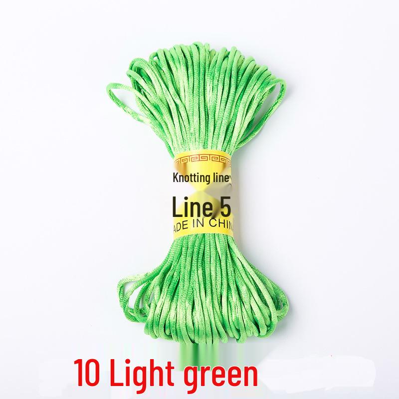 Korean Jade and Chinese Knot Weaving Cord - 20 Meters (No. 5 & No. 7)