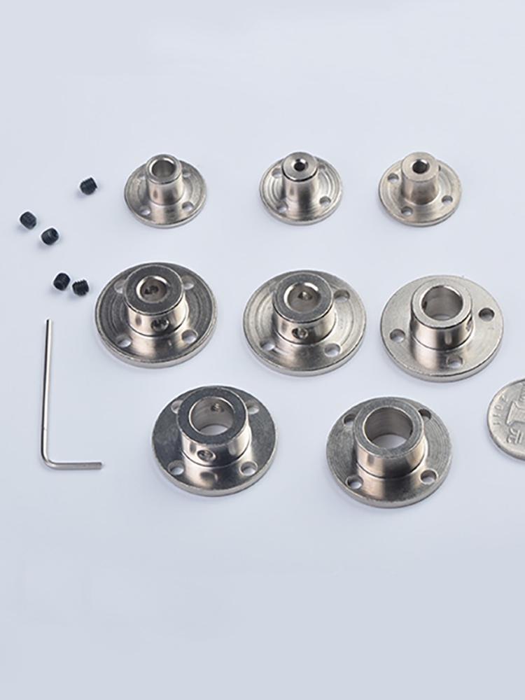 Linear Shaft Support Couplings for 4-12mm: Rigid Flange & Guided Shaft Design