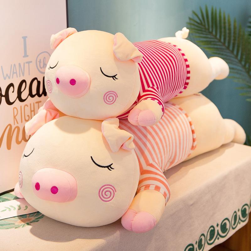 New Doll Piggy Doll Plush Toy Piggy Removable and Washable Cute Doll