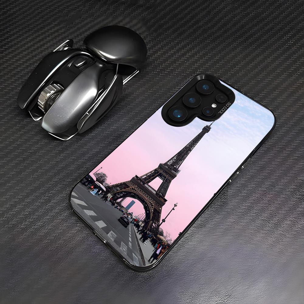 Eiffel Tower Paris Phone Case For Samsung A25 A33 5G A54 A36 A35 A56 A52 A14 Shockproof Colorful Cover