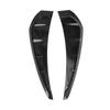 2PCS Coche Lado Aleta Barro Salida de Aire Molduras Cubiertas Izquierda Derecha Goma Negro Decoración Universal
