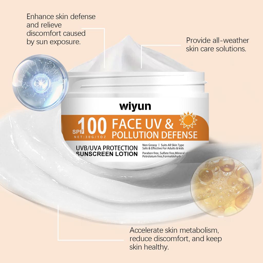 Mild Sunscreen, Moisturizing And Refreshing Sunscreen, Facial Skin Care Moisturizing And Nourishing Sunscreen