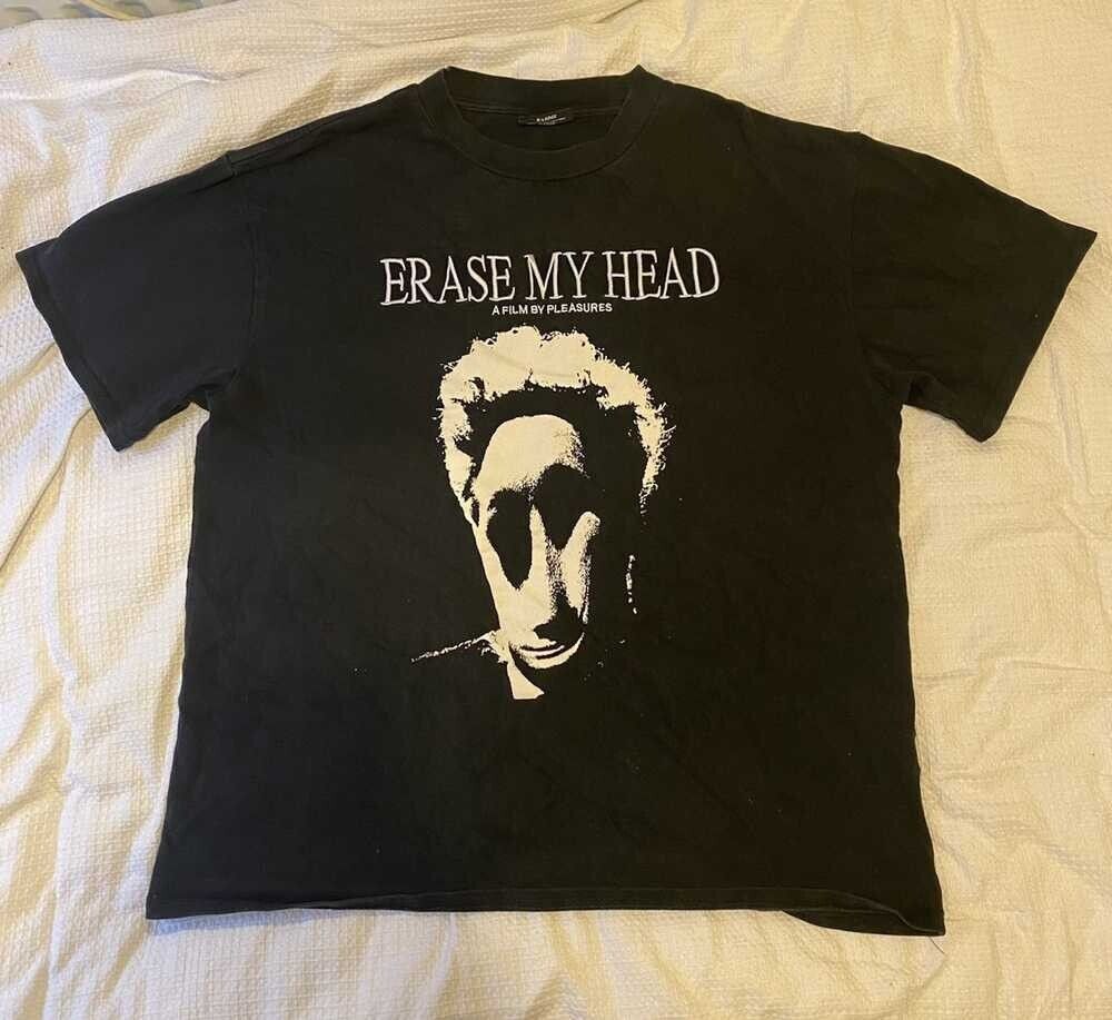 PLEASURES Erase My Head David Lynch Shirt Classic Black Unisex T-Shirt S