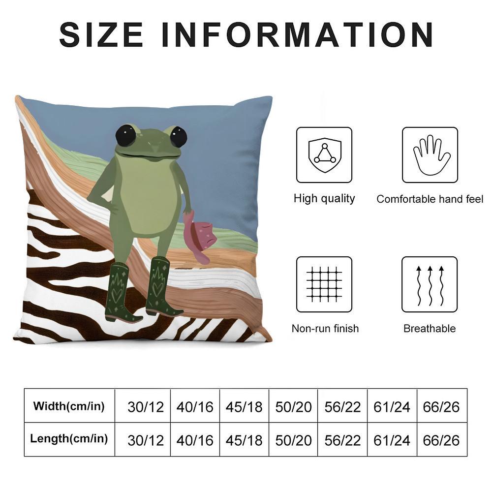 Abstract Animals Funny Cushion Cover Pillowcase Ultra Soft Skin Friendly Fabric Cloud Like Comfort & Concealed Zipper