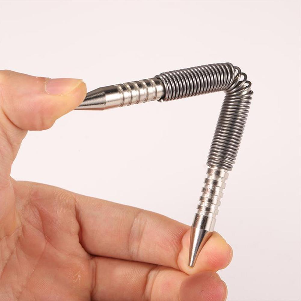 1/16 1/32in Dual Head Spring Nail Set 3500 PSI Hinge Pin Nail Remover Spring Center Punch General Door Hinge Pin Remover Tools