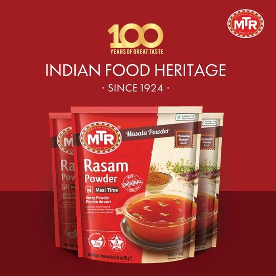MTR Rasam Powder | Traditional Masalas | Authentic Spiced South-Indian Soup | 200g