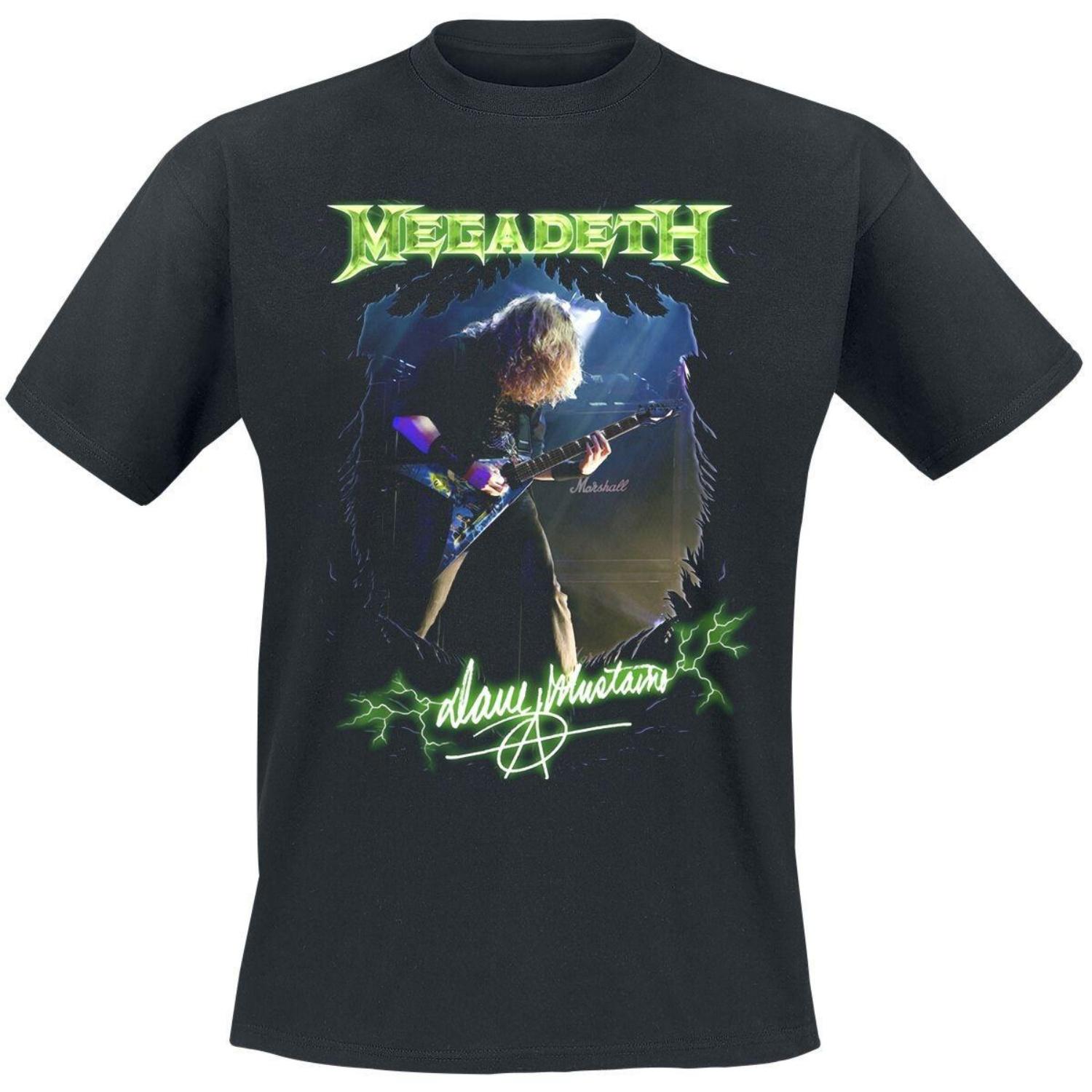 

Megadeth Dave Mustaine Graphic Tee for Thrash Metal Fans Who Love Band’s Legendary Live Design In Casual Wear XXXXXL чорний