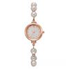 Pearl Fine Belt Fritillary Round Ladies Watch Free Adjustment Bracelet Watch Women's Quartz Watch