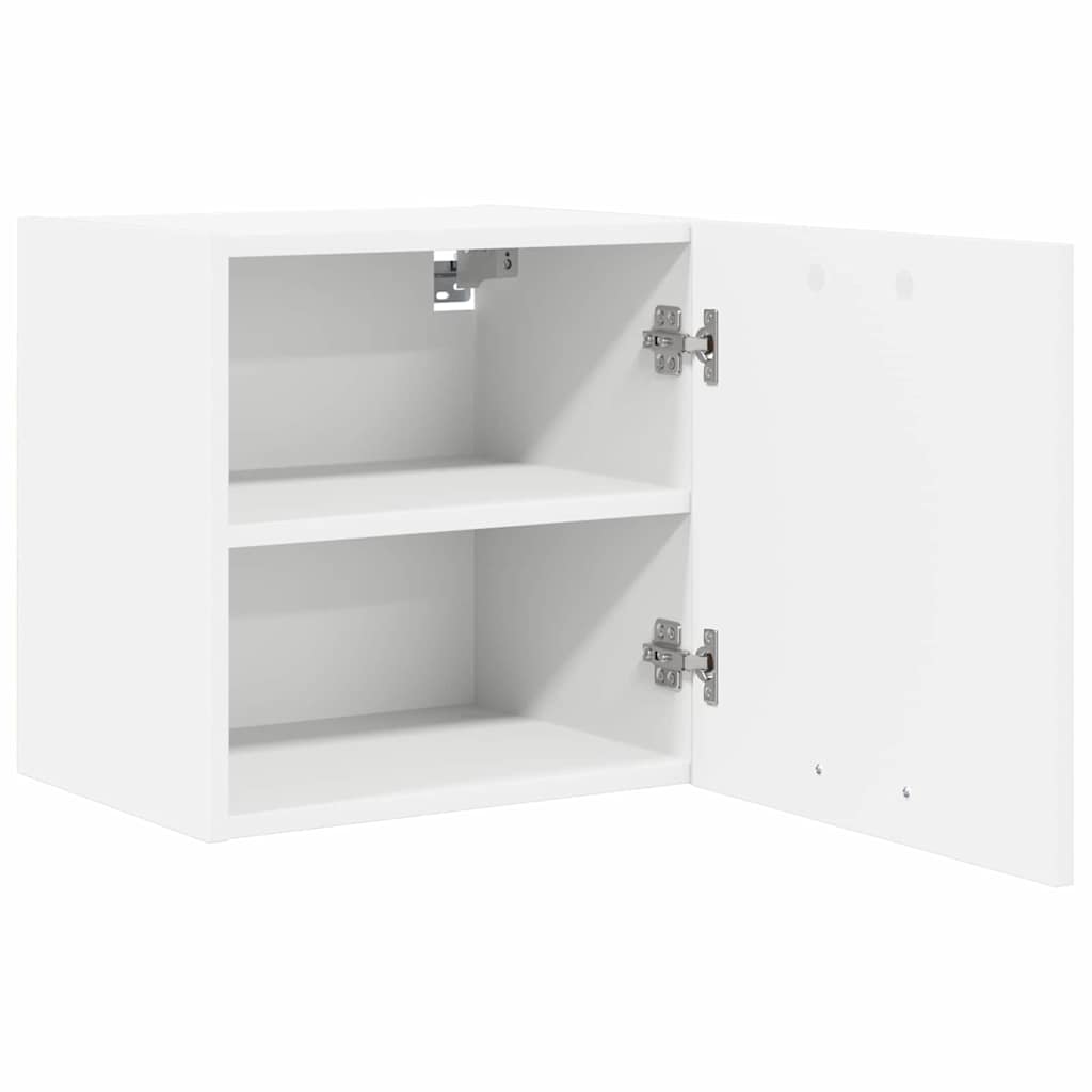 Wall Mounted Cabinet with Door 2 pcs White 40 x 31 x 40 cm Particleboard