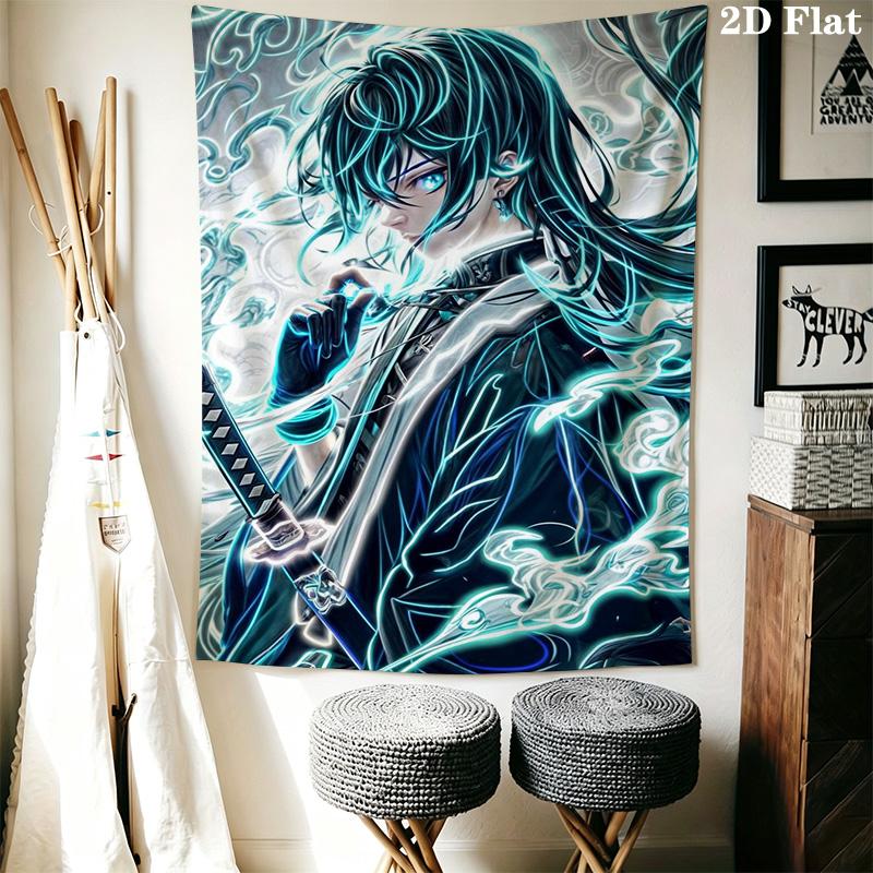 Demon Slayer Pattern Home Decor Tapestry, Wall Hanging, Decorative RV Wall Cloth.NGT0928544