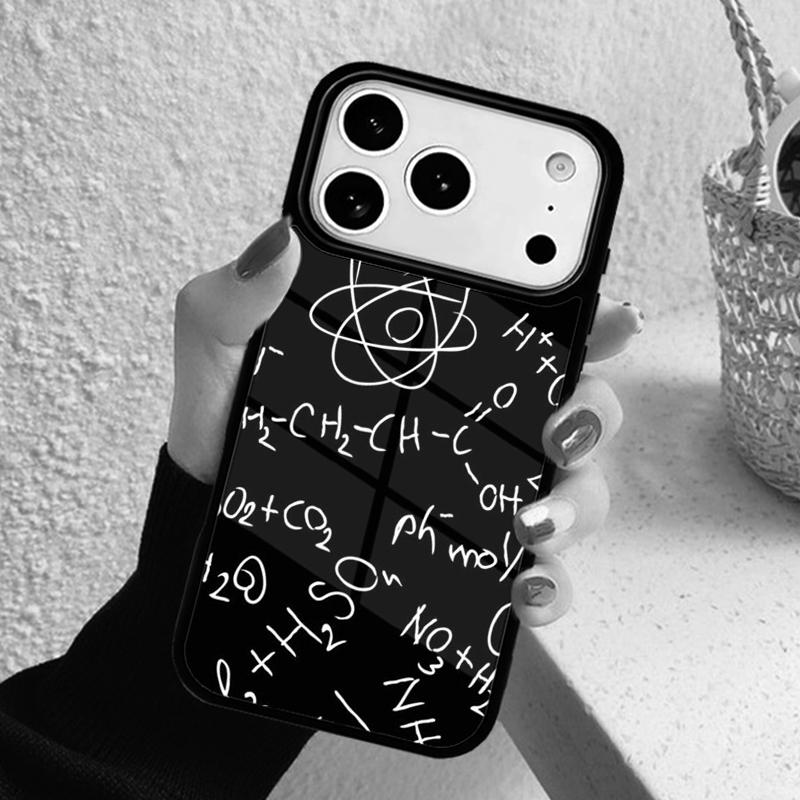 Science Chemistry Formulas Phone Case For iPhone 17 Air 16 15 14 13 12 11 Pro Max Plus