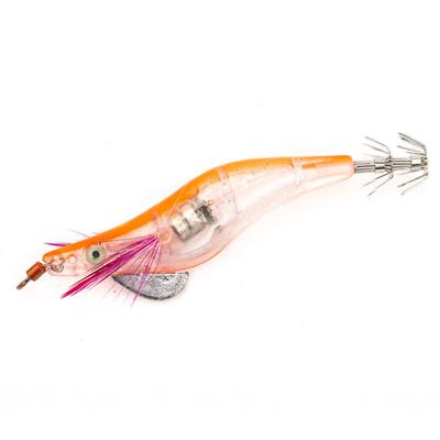 Langlebige PVC Holz Garnelen Köder Rot Blau Orange Grün Jigs Tintenfisch Haken 10CM Angelzubehör Angeln