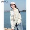 LAGOGO Women's Hooded Knitted Cardigan