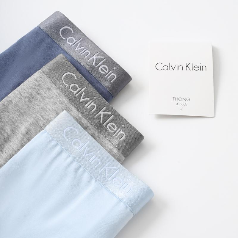 Calvin Klein Comfortable Breathable Sexy Triangle Thong Women Underwear CK-QP2350O