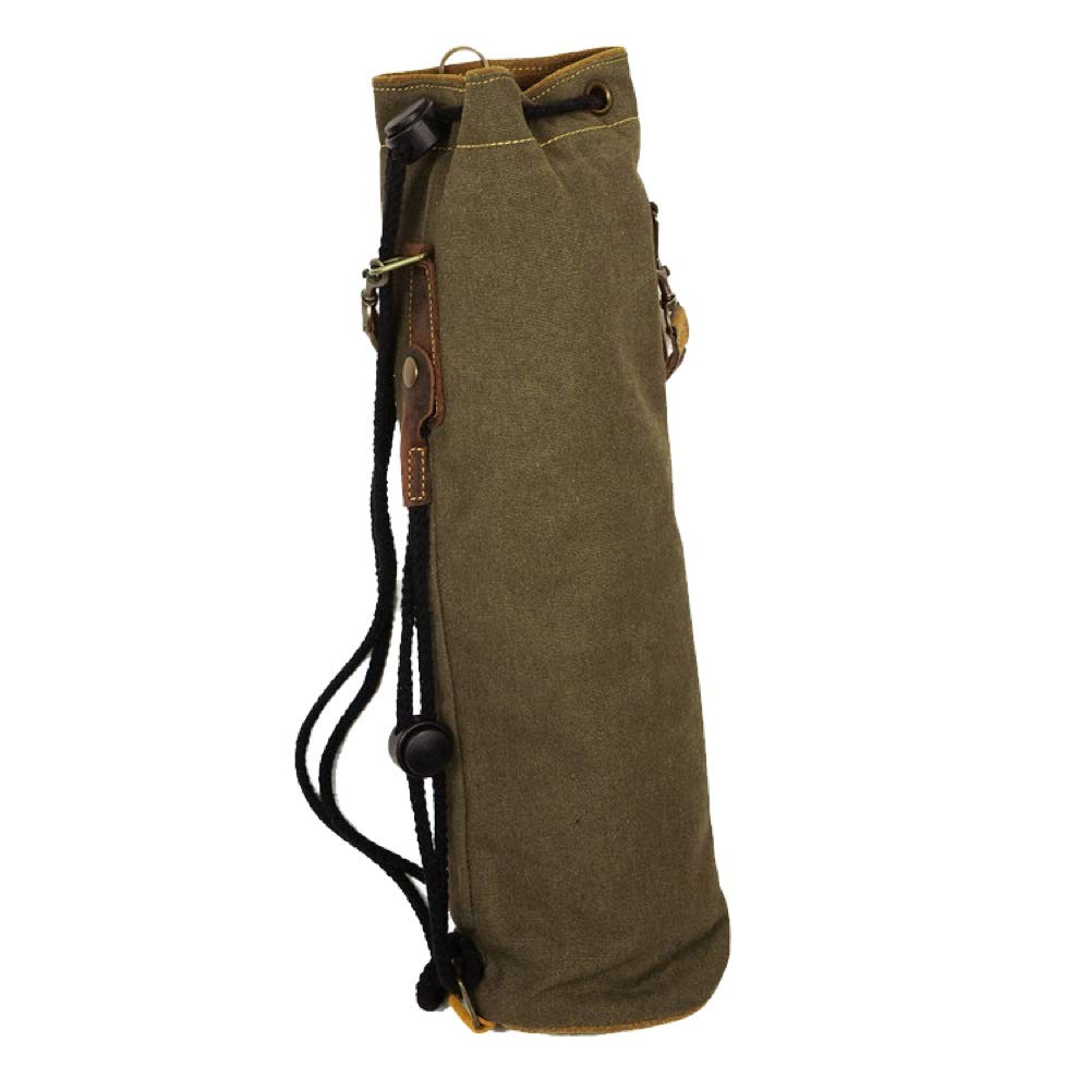 

PDH Leather Drum stick bag Khaki leather stick case with canvas bag SW-DSB-415A