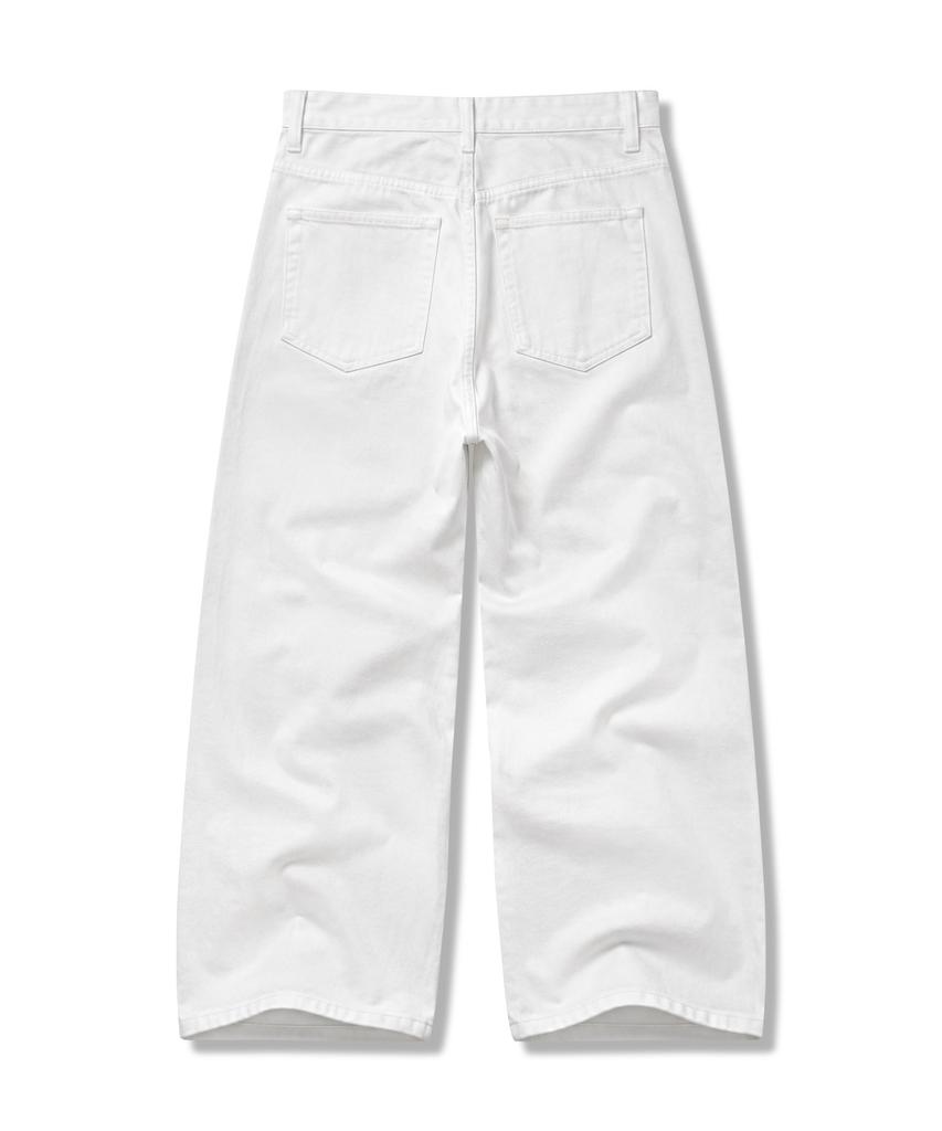 ORIGINALDAY All Day Canvas Cotton Wide Pants_White