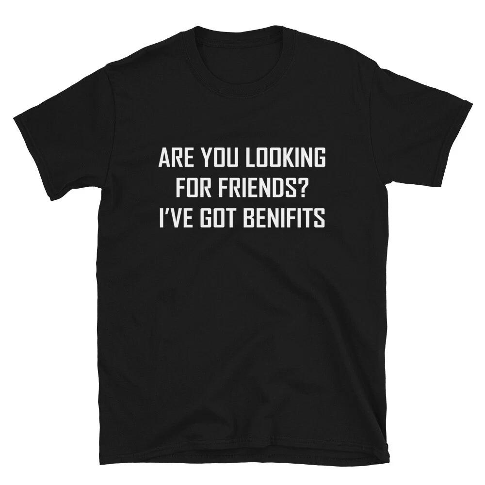 FRIENDS WITH BENIFIT Funny Adult Humor T-Shirt S