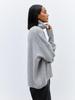 094 European & American High Neck Sweater: Women's Loose Knit for Autumn/Winter
