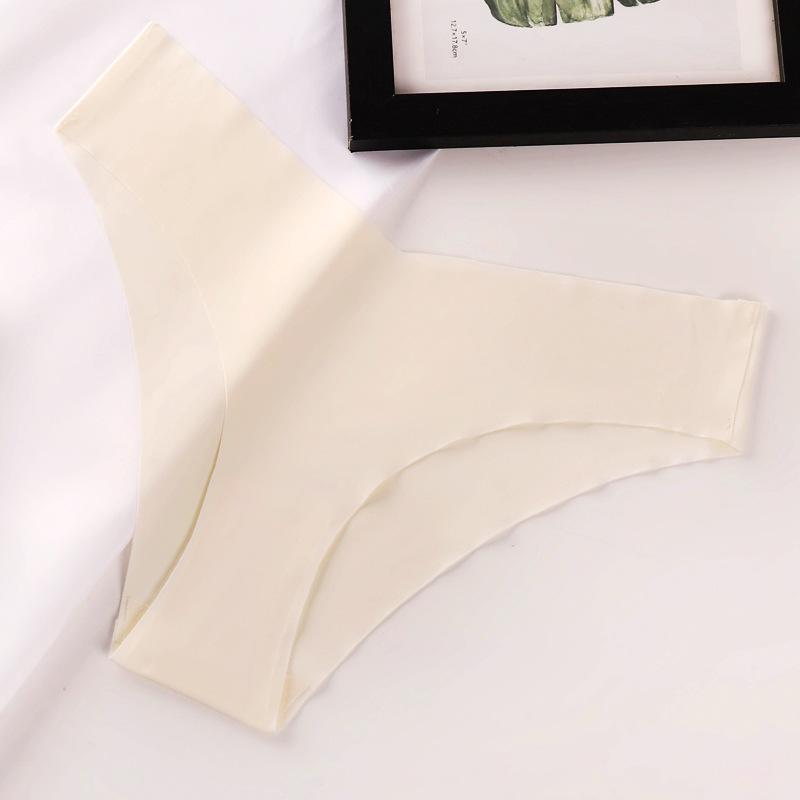 European and American Leopard Print Seamless Ice Silk Quick-Drying Women's Comfortable Panties