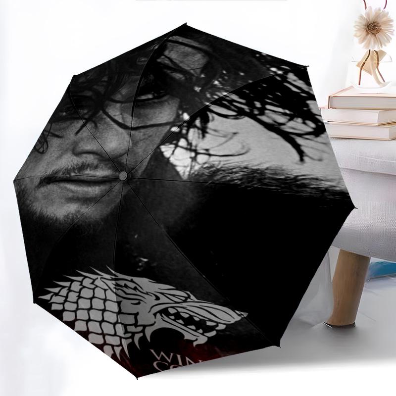 Power Intrigue Westeros Folding umbrella Umbrella Suitable for all seasons light Three folds Sun umbrella