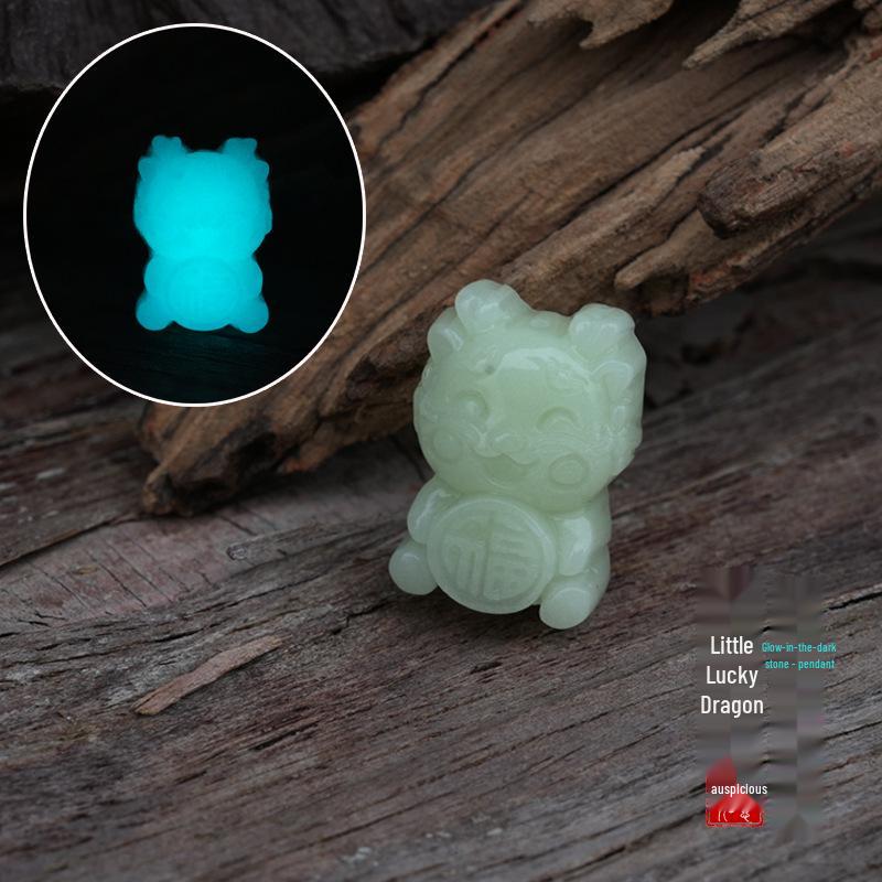 

Светящийся кулон-брелок в виде Дракона по Зодиаку – Талисман на удачу ручной работы для Бэньминнянь