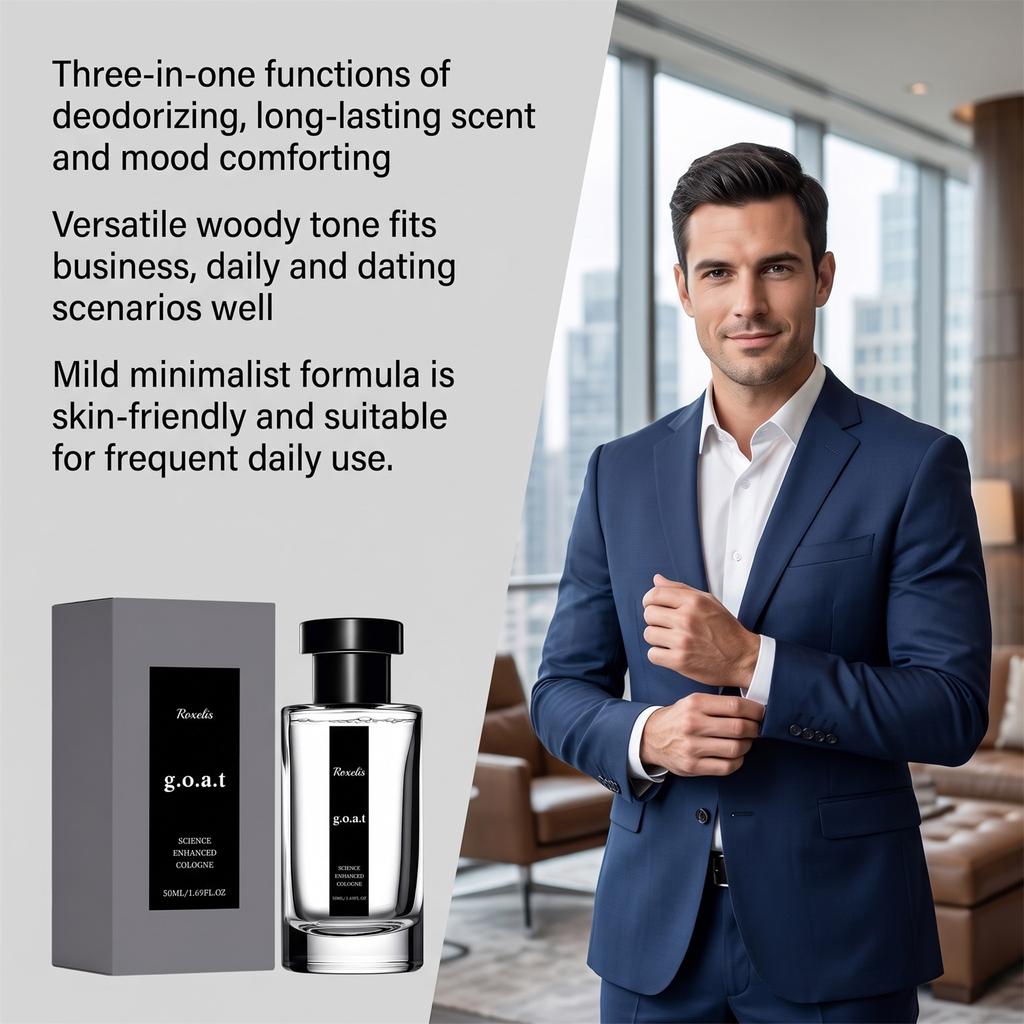 Christmas Men Woody Eau de Toilette Long Lasting Light Scent Daily Dating Commute Portable Perfume