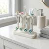 3D Printed Electric Toothbrush Stand 4 Slots Bathroom Storage Rack Toothbrush Organizer  Shower