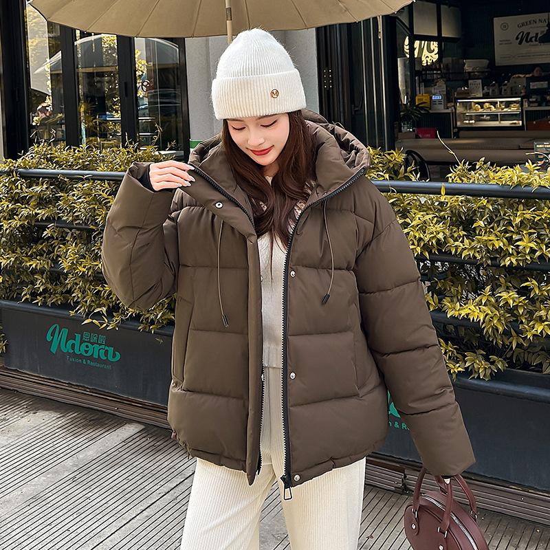 Winter New Hooded Jacket Loose Padded Jacket Padded Jacket Fashionable Versatile Korean Version of Padded Clothing