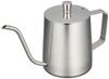 Maebata Brew Coffee Drip Pot Coffee Pot with Lid Stainless Steel Silver 630ml Narrow Mouth 51643