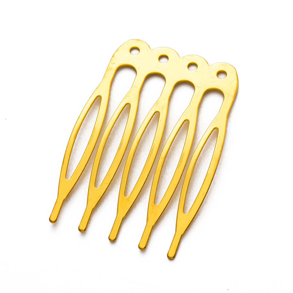 10pcs 5/8/10/12/18/22 Dents Métal Cheveux Côté Clip Peigne Épingles à Cheveux Pour Femmes Mariage Voile Nuptial Coiffure Artisanat Outil de Fabrication de Bijoux