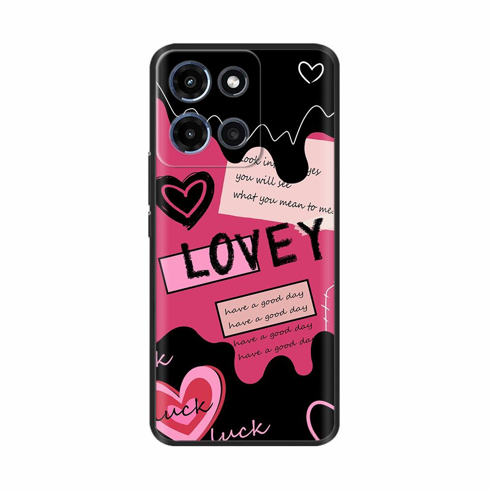 For Motorola Moto G (2025) Case Cute Cartoon Phone Case Soft Liquid Silicone Back Cover For Moto G 2025 5G Silicon Cases Coque